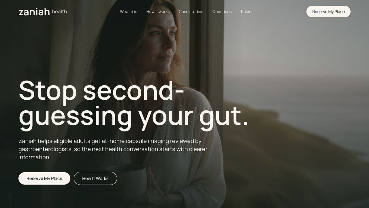 Zaniah Health website